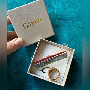 New Cremo Gold Ring interchangeable with Box